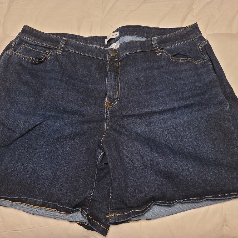 Lane Bryant Jean Shorts sz 22